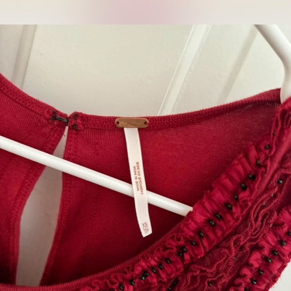 Free People Burgundy Dress - Picture 5 of 6